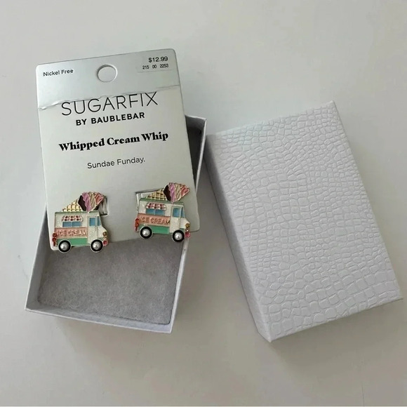 Sugarfix by BaubleBar Whipped Cream Whip Sundae Funday NEW - Picture 1 of 2